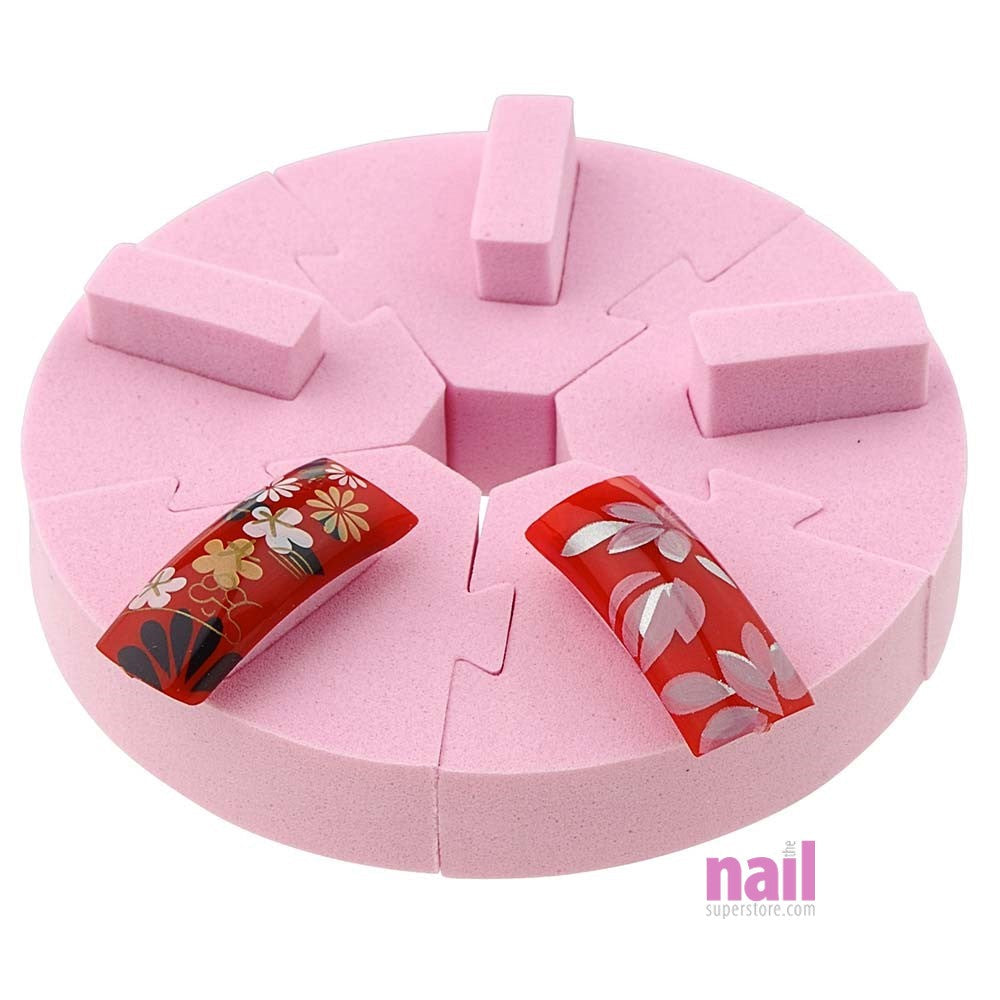 Nail Art Practice Stand | Practice Nail Art, Acrylics & Gels - Pink - Each