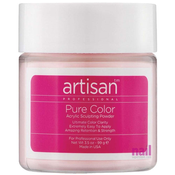 Artisan Acrylic Nail Powder | Opaque Pink - Virtually No Bubbles - 3.5 oz