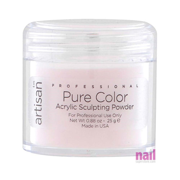 Artisan Acrylic Nail Powder | Soft Pink Color - Amazing Retention - 0.88 oz