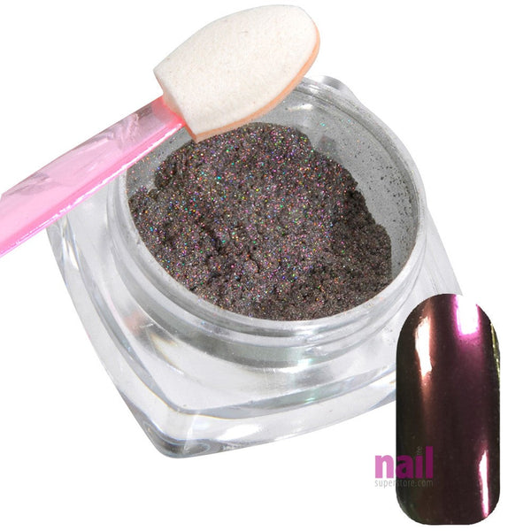 Mirror Chrome Nail Powder | Metamorphosis Pigment for Brilliant Shine Effect – Pink Lava - Each