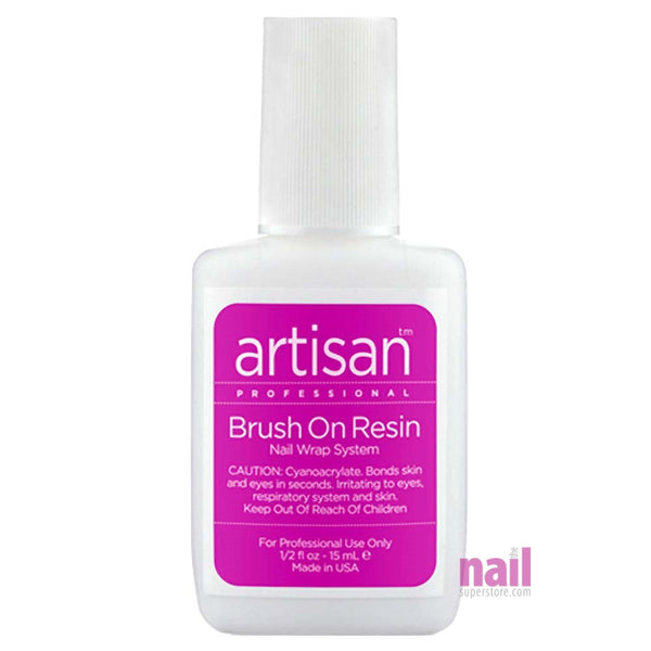 Artisan Nail Wrap Brush On Resin | Superior Strength - Quick Application - 0.5 oz