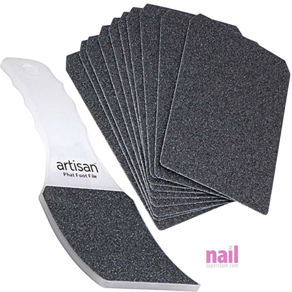 Artisan Phat Professional Foot File Refill Pads | 100 & 180 Grit - Pack of 20 pcs