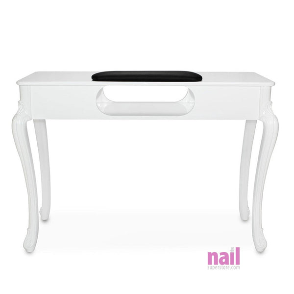 Venice Manicure Table | Antique Design - White - Each
