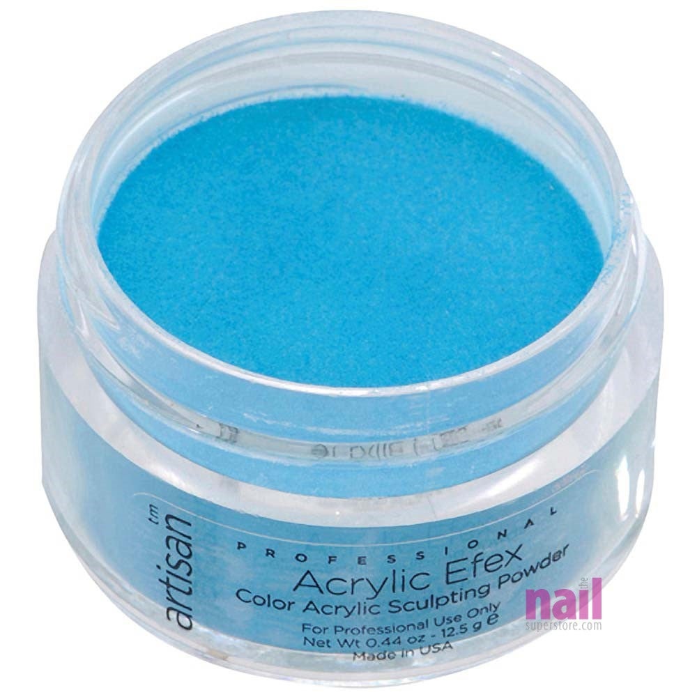 Artisan Colored Acrylic Nail Powder | Professional Size - Turquoise - 0.88 oz