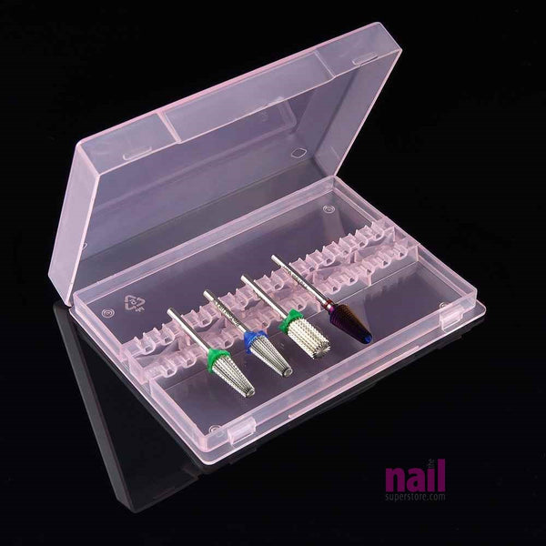 14 Grid Carbide Nail Bit Storage Case | Pink - Each