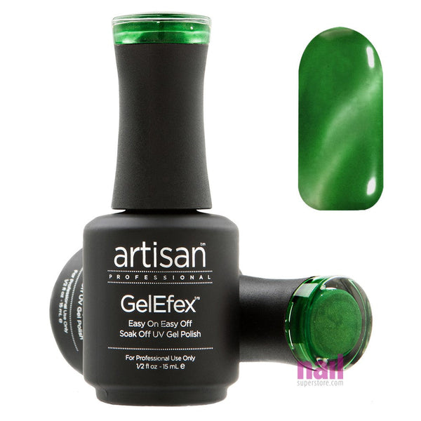 Artisan GelEfex Magnetic Cat Eye Gel Nail Polish | Green Guise - 0.5 oz