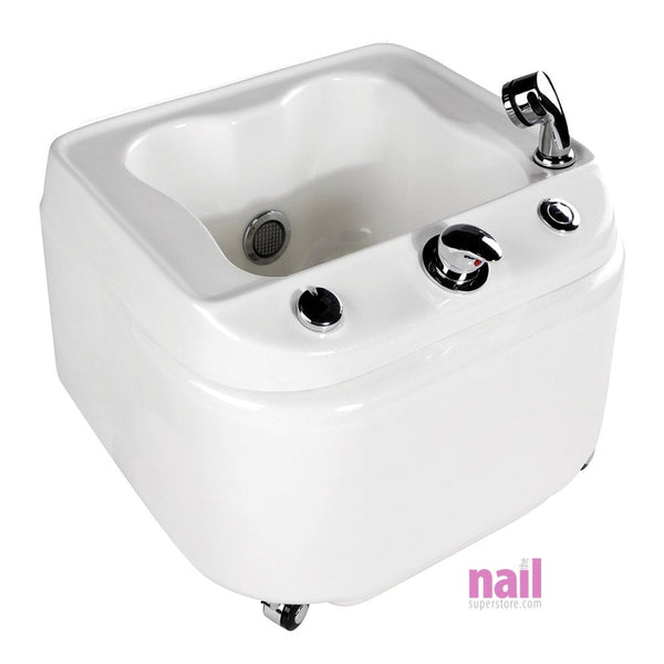 EuroStyle Portable Hydra Jets Pipeless Pedicure Spa with Built In Drain Pump | Ready To Use - No Plumbing Required - Each