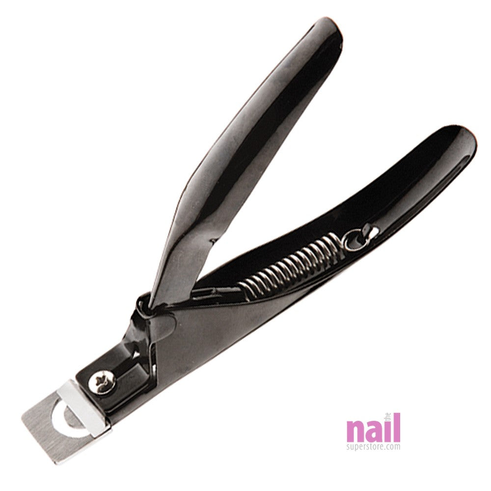 Nail Tip Cutter - Black | Cuts Without Cracking & Leaves Smooth Edges - Each