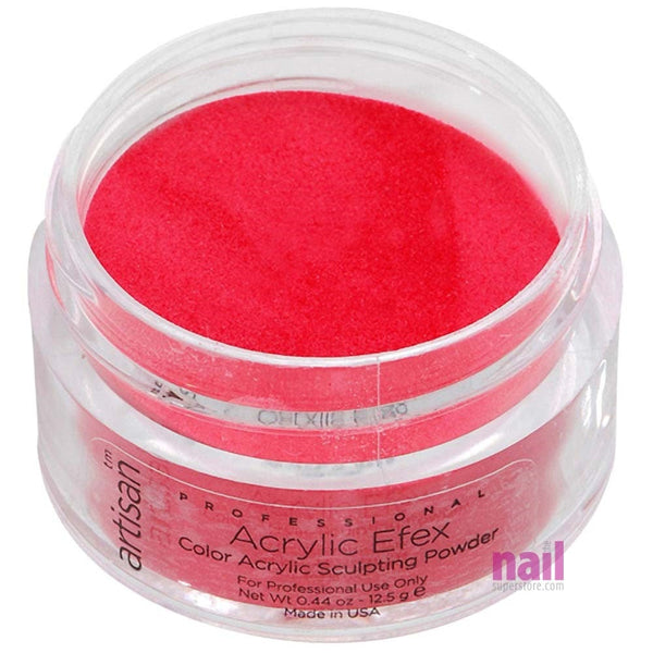 Artisan Colored Acrylic Nail Powder | Professional Size - Red - 0.88 oz