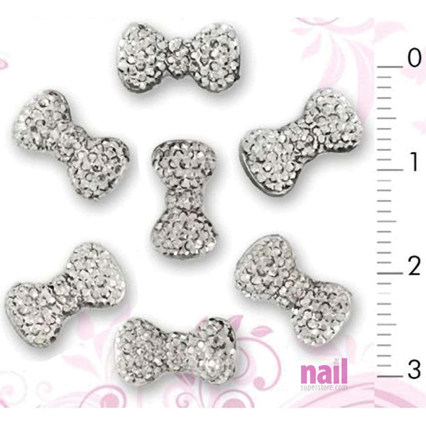 3D Nail Art Designs | Diamond Nail Bow Tie - Pack of 20 pieces