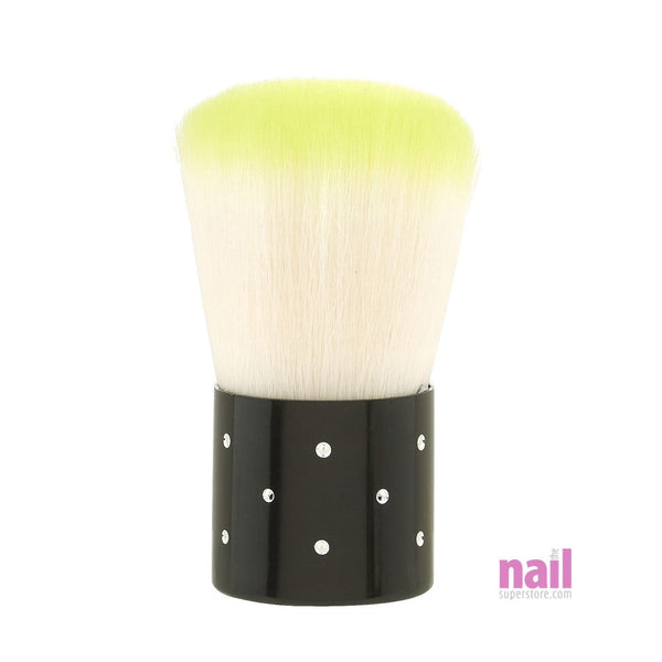 Mini Nail Dust Brush | Remove Filing Dust Quickly & Softly - Green - Each