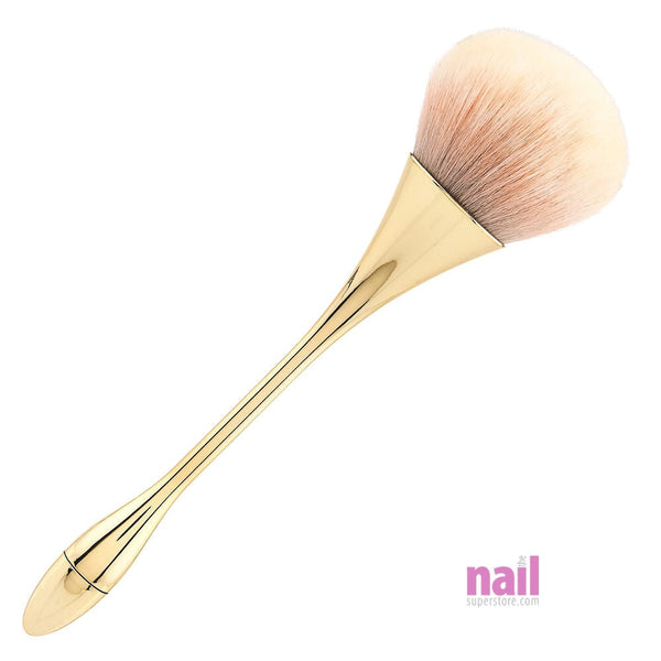 Gold Bell Shape Cosmetic / Nail Dust Brush | Handmade - Luxurious Quality - Each
