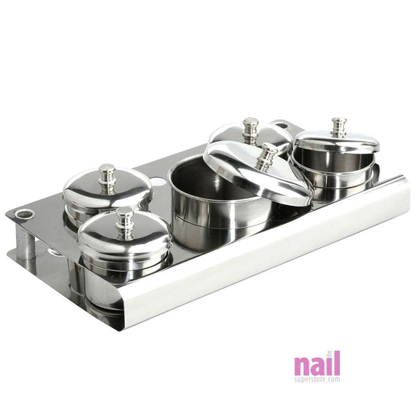 Stainless Steel Dappen Dish 5-pcs | Upscale - Professional Appearance - Set